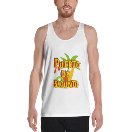 Camiseta de tirantes unisex PUERTO DE SAGUNTO
